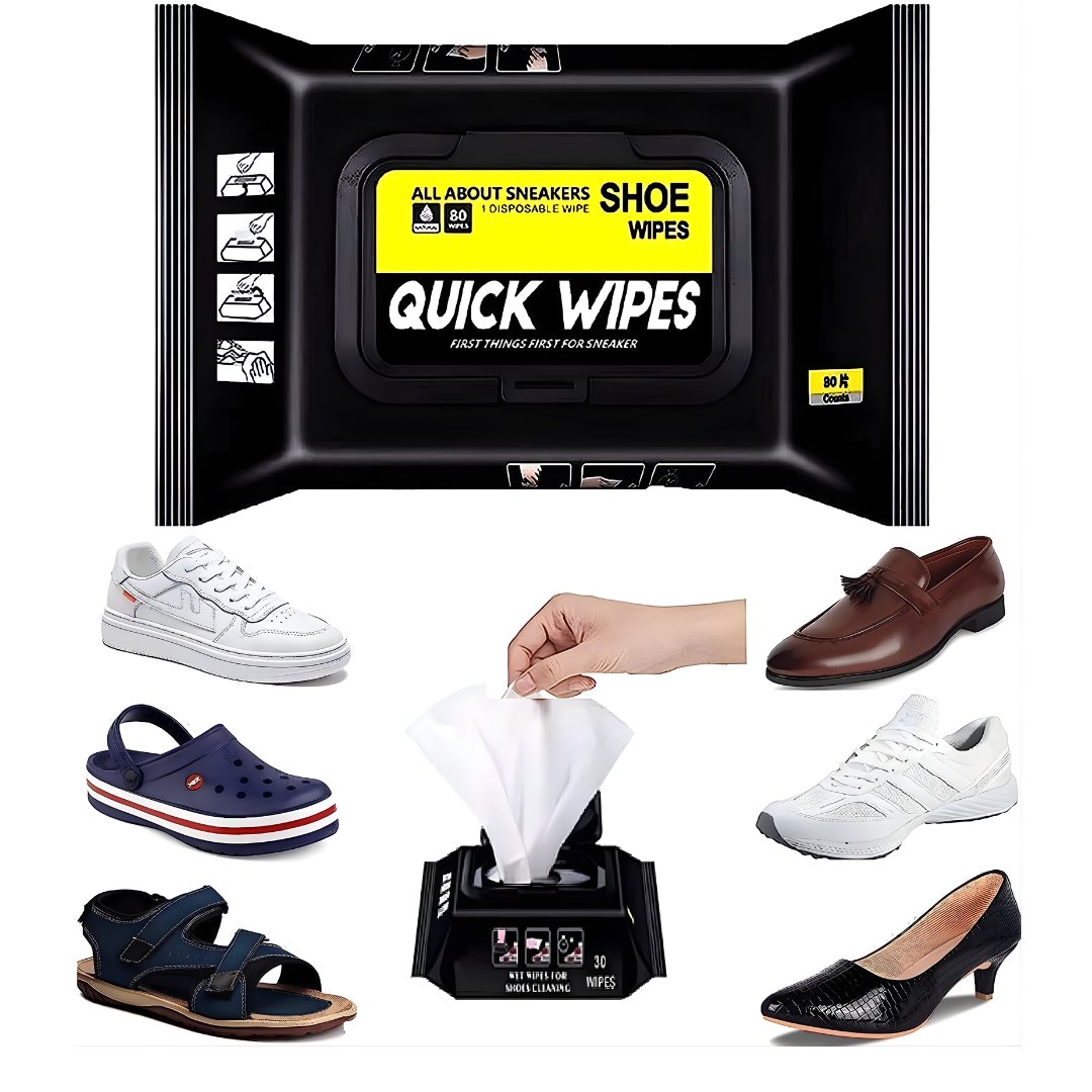 Disposable Shoe Cleaning Wipes ( 80 Pcs)